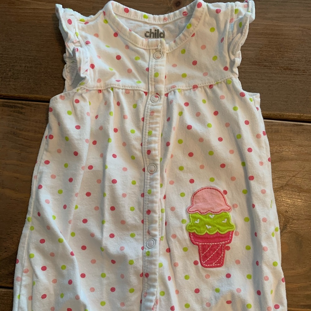 Child of Mine Ice Cream Infant Romper